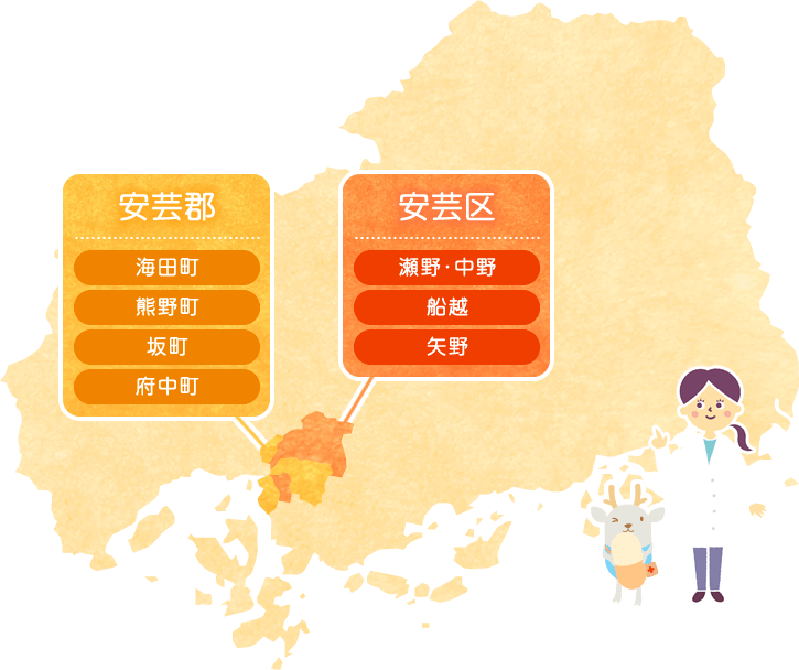 会員薬局を探す地図イメージ